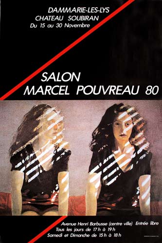 affiche du salon Marcel Pouvreau 1980, prix de peinture