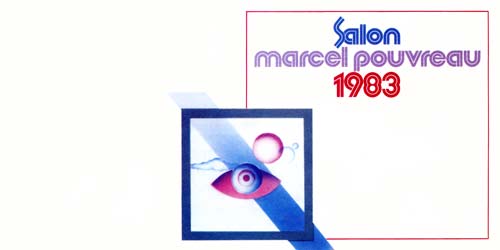 invitation pour le Salon Marcel Pouvrau 1983, Dammarie-lès-Lys