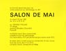 invitation Salon de Mai, Grand Palais - Paris