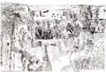 Paysage, 22 décembre 2001, encre de Chine sur papier, 75 x 110 cm