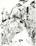Plage, 8 novembre 2003, encre de Chine sur papier, 65 x 50 cm