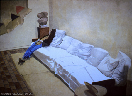 Kettle House, 1982, émail sur papier, 73 x 102 cm